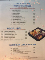 Yamato Sushi Steakhouse Of Senatobia menu