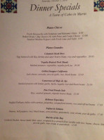 Saylor's Restaurant & Bar menu