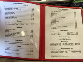 Ma Pa's Diner menu