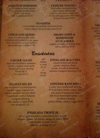 Los Arroyos Downtown Mexican menu