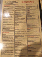 Indo Cafe menu