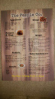 The Peeple Co. menu