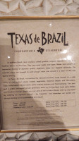 Texas De Brazil Schaumburg menu