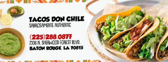 Tacos Don Chile food