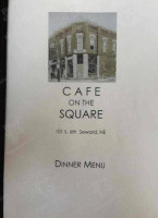 Cafe On The Square menu