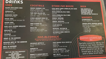 Johnny Noodle King menu