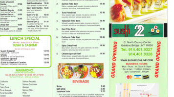 Sushi 22 menu