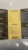 The Gallery Café menu