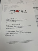 OTORO Robata Grill Sushi The Mirage menu