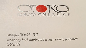 OTORO Robata Grill Sushi The Mirage food