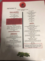 Anthony's Grill food