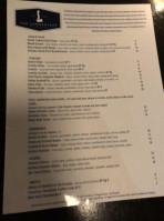 The Velveteen Speakeasy menu