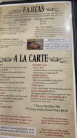 La Ruleta Mexican menu