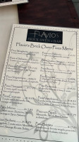 Flavio's Brick Oven Siesta Key menu