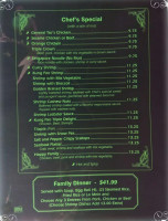 Bamboo House menu