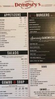 Dempsey's menu