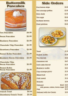 Cow Palace menu