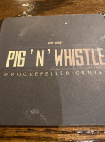 Pig 'n ' Whistle Rockefeller Center menu