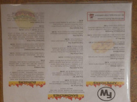 Firewater Smokehouse Grill menu