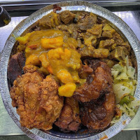 Tasty Caribbean Buffet food