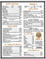 Casa Maya Mexican Grill menu