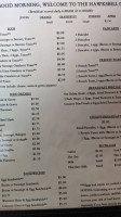 Hawksbill Diner menu