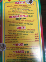 Rodriguez Productos Mexicanos Inc. menu