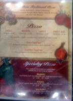 Red Rose Pizzeria menu