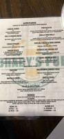 Brady's Pub menu
