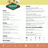 Camaradas Mexican-italian Kitchen menu