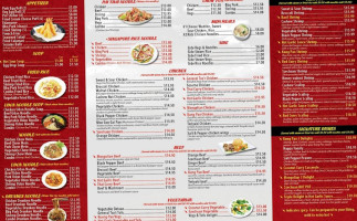 Shelby Wok N Roll menu
