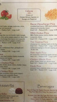Sam's Too Italian Pizza menu