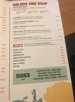 Mia's Table Shenandoah menu