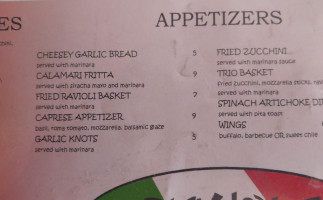 Brickhouse Pizzeria menu