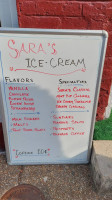 Sara's Ice Cream inside