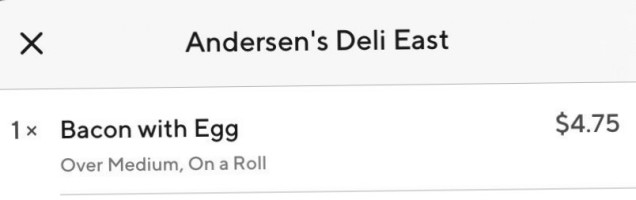 Andersen's East Deli Catering food