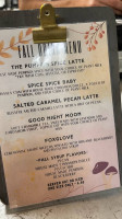 Gaia's Garden Cafe menu