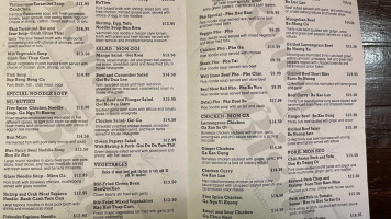 Renton Bistro menu