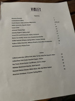 Violet menu