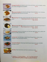 Singha Thai Cuisine menu