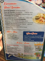 Mariscos Las Cazuelitas menu