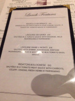 Francesca's Tavola menu