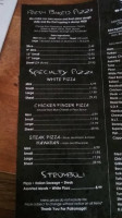 Maria's Pizza menu