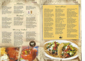 Cazadores Mexican Grill menu