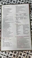 The Bay Street menu