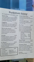 Buckshot Honey menu