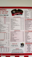Lords Clam Box menu