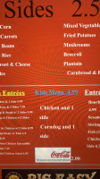 Big Easy Express menu