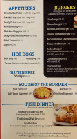 Fox's Pizza Den menu