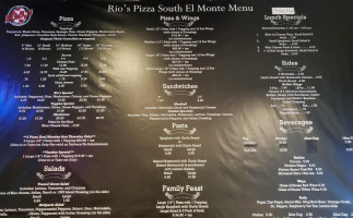 Rio's Pizza inside